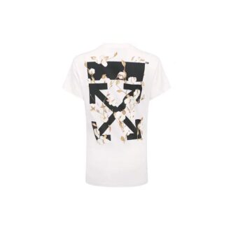 T-shirt ajusté en coton Off-White Virgil Abloh Blanc