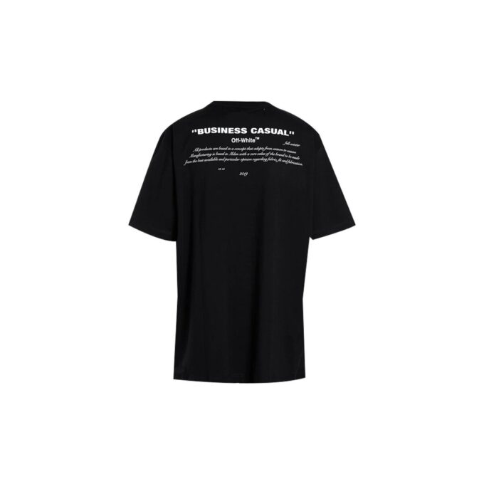 T-shirt ample à manches courtes en coton imprimé Bernini Oversize Noir