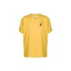 T-shirt ample à manches courtes jaune avec imprimé flèche