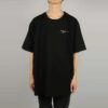 T-shirt ample à manches courtes Off-White pour homme, c/o Distress, noir et gris, avec motif 3D de flèche