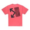 T-shirt ample à manches courtes Splitted Arrows rouge