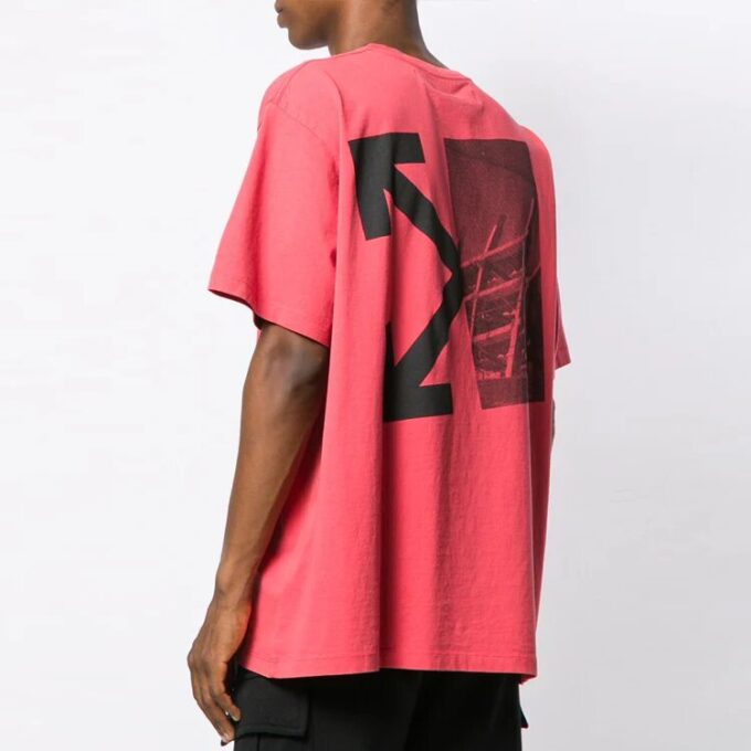 T-shirt ample à manches courtes Splitted Arrows rouge