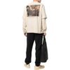 T-shirt ample à manches longues Off-White pour homme, collection SS22, imprimé au dos