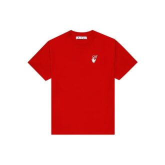 T-shirt à applique flèche Arrows pour homme, rouge