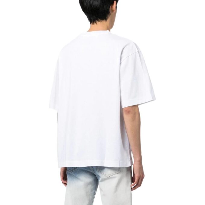 T-shirt avec logo peint à la bombe