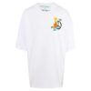 T-shirt Bart Peace Sign Super Mega « Blanc »