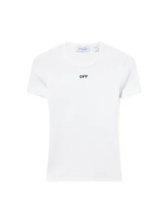 T-shirt basique à côtes Off Stamp