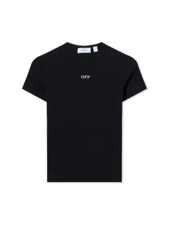 T-shirt basique à côtes Off Stamp