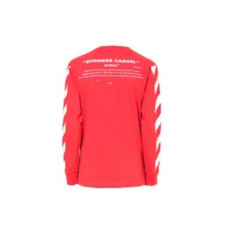 T-shirt Bernini à rayures diagonales 2030 Rouge/Bleu