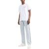 T-shirt blanc à col rond et manches courtes Off-White pour homme FW22, imprimé logo alphabétique unie