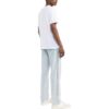 T-shirt blanc à col rond et manches courtes Off-White pour homme FW22, imprimé logo alphabétique unie