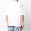 T-shirt blanc à col rond et manches courtes pour homme Off-White FW21, coupe ample, avec logo