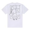 T-shirt blanc à imprimé logo Off-White pour homme
