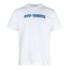 T-shirt blanc à manches courtes avec logo et flèche, collection SS22