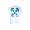 T-shirt blanc à manches courtes avec logo et flèche, collection SS22