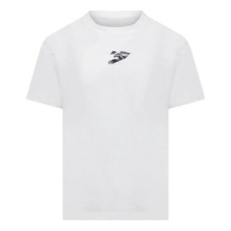 T-shirt blanc à manches courtes en coton imprimé Off-White pour homme