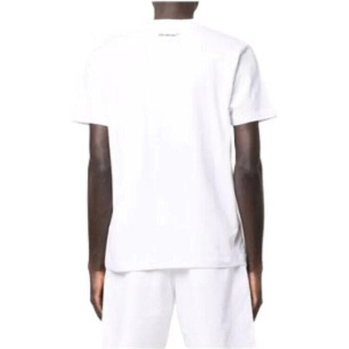 T-shirt blanc à manches courtes en coton à motif Arrows pour homme Off-White