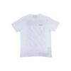 T-shirt blanc à manches courtes en coton unie avec imprimé zèbre Off-White pour homme, collection printemps-été 2022