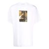 T-shirt blanc à manches courtes et col rond imprimé Off-White pour homme, collection automne-hiver 2021