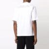 T-shirt blanc à manches courtes et col rond imprimé Off-White pour homme, collection automne-hiver 2021