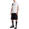 T-shirt blanc à manches courtes et col rond Off-White pour homme, collection printemps-été 2022, avec imprimé au dos