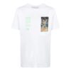 T-shirt blanc à manches courtes et col rond Off-White pour homme FW22 avec imprimé de lettres de l&rsquo;alphabet