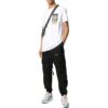 T-shirt blanc à manches courtes et col rond Off-White pour homme FW22 avec imprimé de lettres de l&rsquo;alphabet