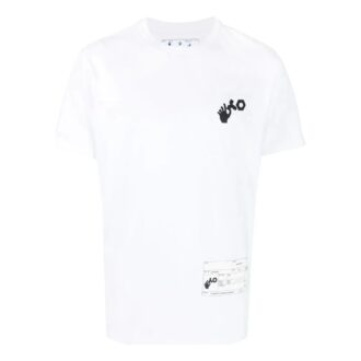 T-shirt blanc à manches courtes Off-White Men&rsquo;s x Teenage Engineering avec logo imprimé