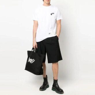 T-shirt blanc à manches courtes Off-White Men&rsquo;s x Teenage Engineering avec logo imprimé