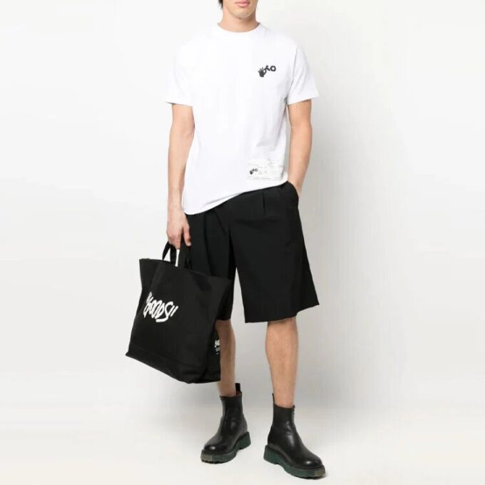T-shirt blanc à manches courtes Off-White Men&rsquo;s x Teenage Engineering avec logo imprimé