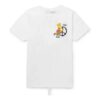 T-shirt blanc à manches courtes Off-White Men&rsquo;s x The Simpsons/ The Simpsons Crossover Printing, version standard