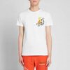 T-shirt blanc à manches courtes Off-White Men&rsquo;s x The Simpsons/ The Simpsons Crossover Printing, version standard