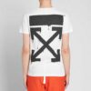 T-shirt blanc à manches courtes Off-White Men&rsquo;s x The Simpsons/ The Simpsons Crossover Printing, version standard