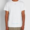 T-shirt blanc à manches courtes Off-White pour homme avec imprimé Marilyn Monroe