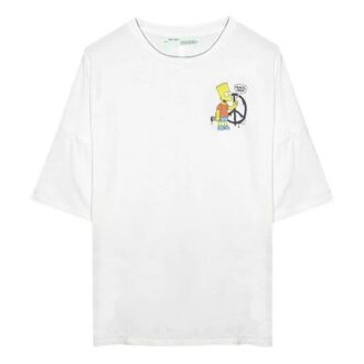 T-shirt blanc à manches courtes Off-White pour homme C/O VIRGILABLOH Simpson Arrow