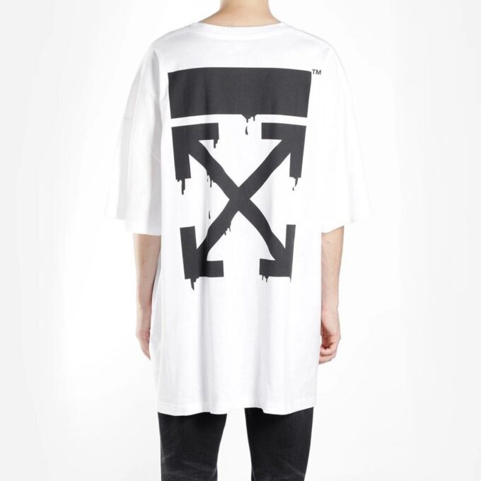 T-shirt blanc à manches courtes Off-White pour homme C/O VIRGILABLOH Simpson Arrow