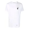 T-shirt blanc à manches courtes Off-White pour homme, collection printemps-été 2022, couleur unie avec logo imprimé sur la poitrine