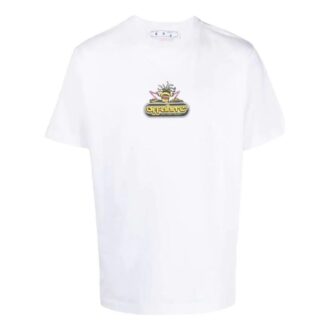 T-shirt blanc à manches courtes Off-White pour homme, collection printemps-été 2022, imprimé flèches