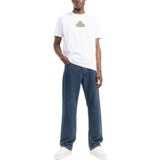 T-shirt blanc à manches courtes Off-White pour homme, collection printemps-été 2022, imprimé flèches