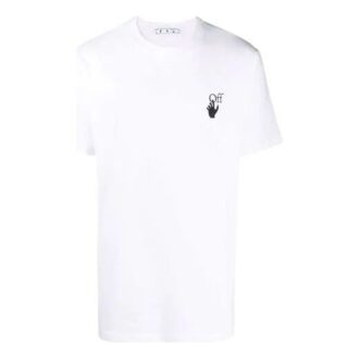 T-shirt blanc à manches courtes Off-White pour homme FW21 avec imprimé Caravaggio