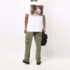 T-shirt blanc à manches courtes Off-White pour homme FW21 avec imprimé Caravaggio