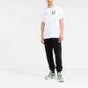 T-shirt blanc à manches courtes Off-White pour homme SS22 avec imprimé classique « Chest Classic Arrow Alphabet »