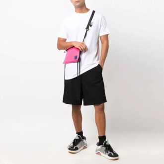 T-shirt blanc à manches courtes unie Off-White pour homme avec flèche Caravaggio