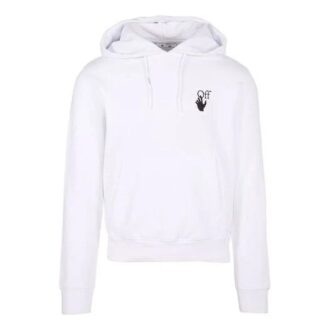 T-shirt blanc à manches longues et coupe ample pour homme Off-White FW21, motif flèches dégradé
