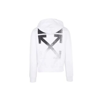 T-shirt blanc à manches longues et coupe ample pour homme Off-White FW21, motif flèches dégradé