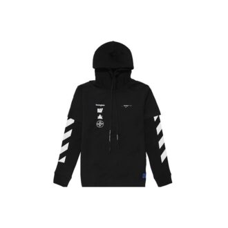 T-shirt à capuche noir Diag Mariana pour homme C/O Virgil Abloh