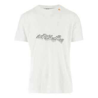 T-shirt à col rond et manches courtes avec logo SS21, version standard, blanc T-shirt à col rond et manches courtes avec logo SS21, version standard, blanc