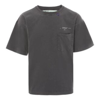 T-shirt à col rond et manches courtes, design minimaliste, gris T-shirt à col rond et manches courtes, design minimaliste, gris