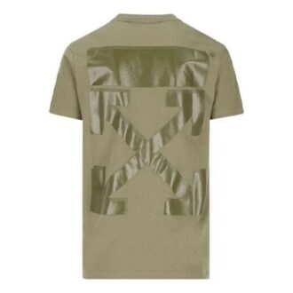 T-shirt à col rond et Shorts FW21 avec motif flèche et logo, version standard, vert