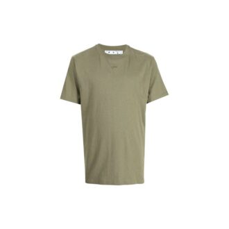 T-shirt à col rond et Shorts FW21 avec motif flèche et logo, version standard, vert